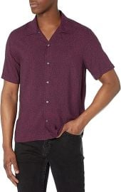 com John Varvatos Men39s Danny Camp Shirt Clothing Shoes amp Jewelry at Amazon